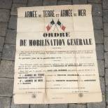 Affiche mobilisation générale 1914 