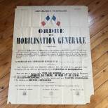 Affiche Ordre mobilisation générale 1939 