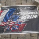 Affiche propagande 'Jusqu'à Berlin '