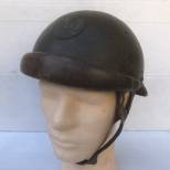 Casque Mdle 1935 1er type  Pastille Mdle 37 Tankiste  