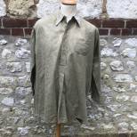 Chemise Mdle 1935 officier coton kaki 