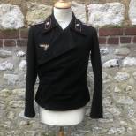 Heer Tankiste Blouson croisé s/Officier drap noir 