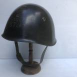 Italie casque Mdle 1933 noir, insigne faciste et jugulaire 
