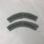 Paire de Tittles Parachute Regiment 