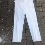 Pantalon droit matelot coton blanc 