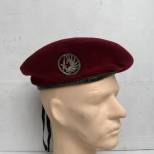 Parachutiste Béret Amarante Mdle 1946