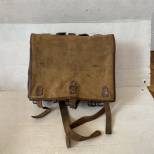 Sac à dos Mdle 1893/15 toile kaki et bretelles cuir 