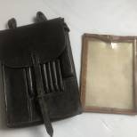 WH Porte cartes Mdle 1937 cuir noir et liseuse 