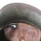 Casque Stahlhelm Mdle 1916 et jugulaire cuir 