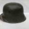 Casque Stahlhelm Mdle 1916 et jugulaire cuir 