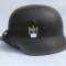 Heer casque Mdle 1942 , Un insigne et jugulaire 