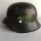 Heer casque Mdle 1942 un insigne et jugulaire 