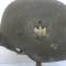 Heer casque Mdle 1942 un insigne peinture zimerit et jugulaire 