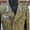 Heer veste tropicale Mdle 1940 et bande de bras , toile vert olive 