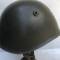 Italie Casque Mdle 1933 vert insigne Artillerie et jugulaire 