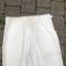 KM Pantalon droit en coton blanc 