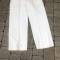 KM Pantalon droit en coton blanc 