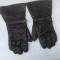 LW Paire de gants de vol navigant cuir marron foncé 