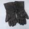 LW Paire de gants de vol navigant cuir marron foncé 