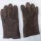 LW Paire de gants officier cuir marron 