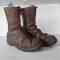 Paire de bottes de saut TAP  Mdle 1950 cuir marron 