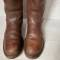 Paire de Bottes Officier cuir marron