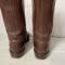 Paire de Bottes Officier cuir marron