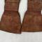 Paire de gants de vol ' Lemercier' Mdle 1938 cuir marron 