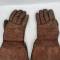 Paire de gants de vol ' Lemercier' Mdle 1938 cuir marron 