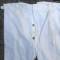 Pantalon droit matelot coton blanc 