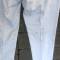 Pantalon droit matelot coton blanc 