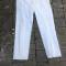 Pantalon droit matelot coton blanc 