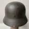 Police casque Mdle 1940 Double insignes et jugulaire 