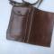 Porte 'cartes  boussole'officier ' liseuse' en cuir marron 